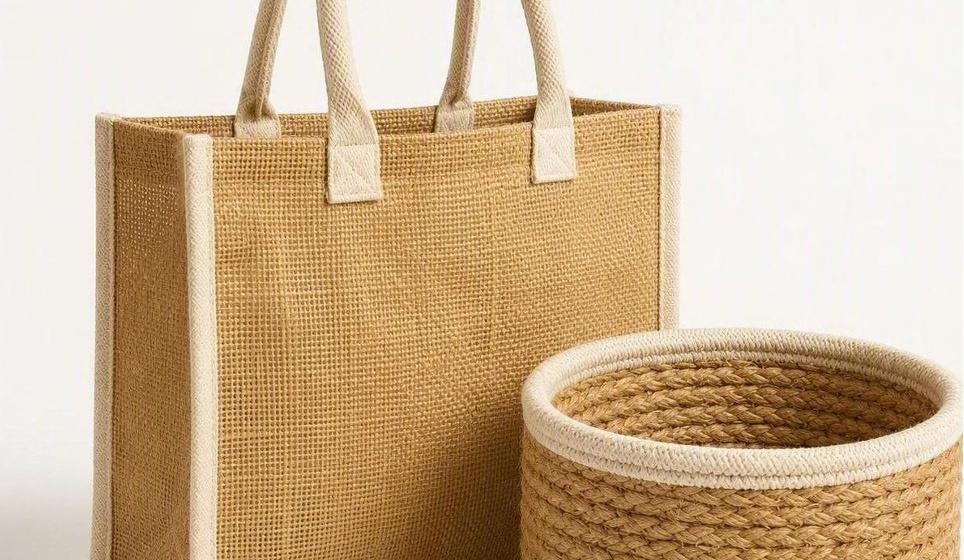 ArielMC The Golden Fiber Edit — Natural Jute Totes & Living Décor