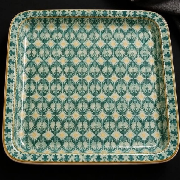 ArielMC Artisanal Porcelain Snacks & Serving Platter (20 × 13 cm)