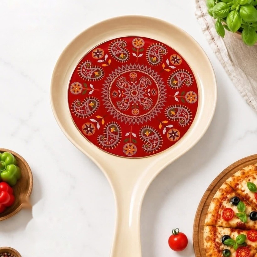 Crimson Bengal Mandala