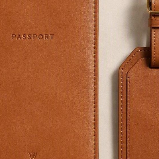 ArielMC Dual-Fold Passport & Document Holder